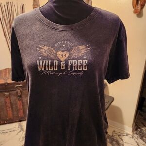 Hollister Black Graphic Tee